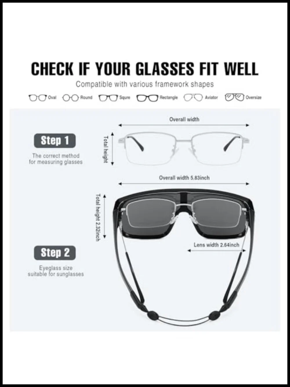 Fit Over Polarized Sunglasses TR90 UV400 Cycling Fishing